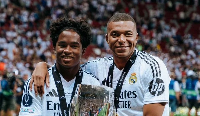 Official: Real Madrid Assigns Number 9 Shirt to Endrick